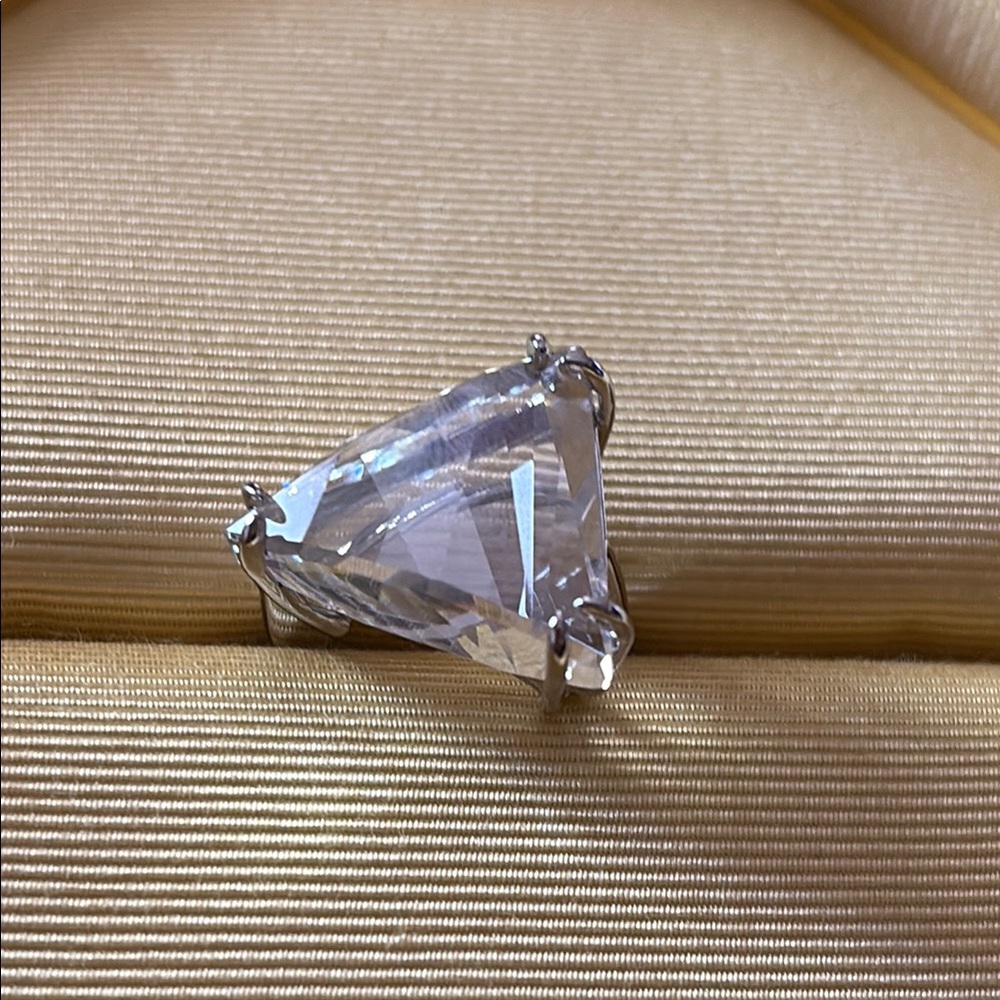 Brand New Swarovski Triangle Ring
